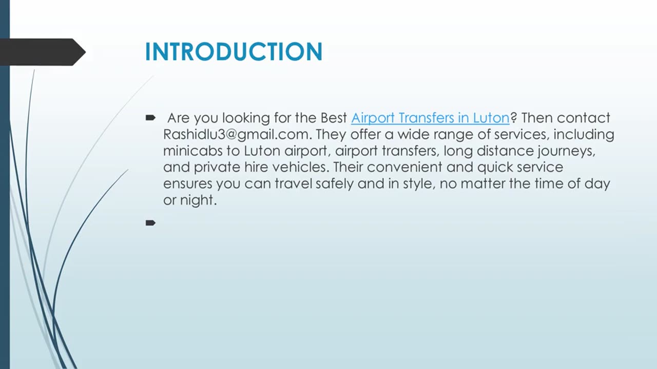 Get The Best Airport Transfers in Luton.