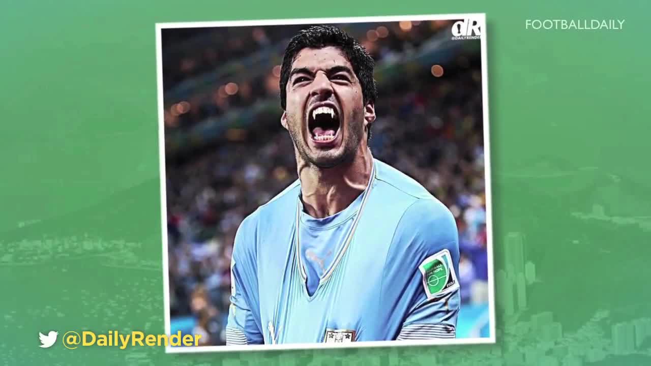 Suarez BITES Chiellini - Top 10 Memes!