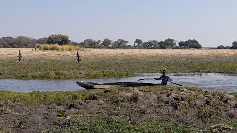 Tour of part Okavango river, Botswana