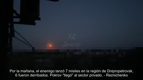 In the morning, the enemy launched 7 missiles at Dnipropetrovsk region, 6 were shot down. Pokrov "