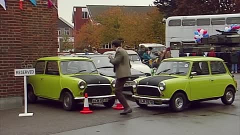 funny clips mr bean army