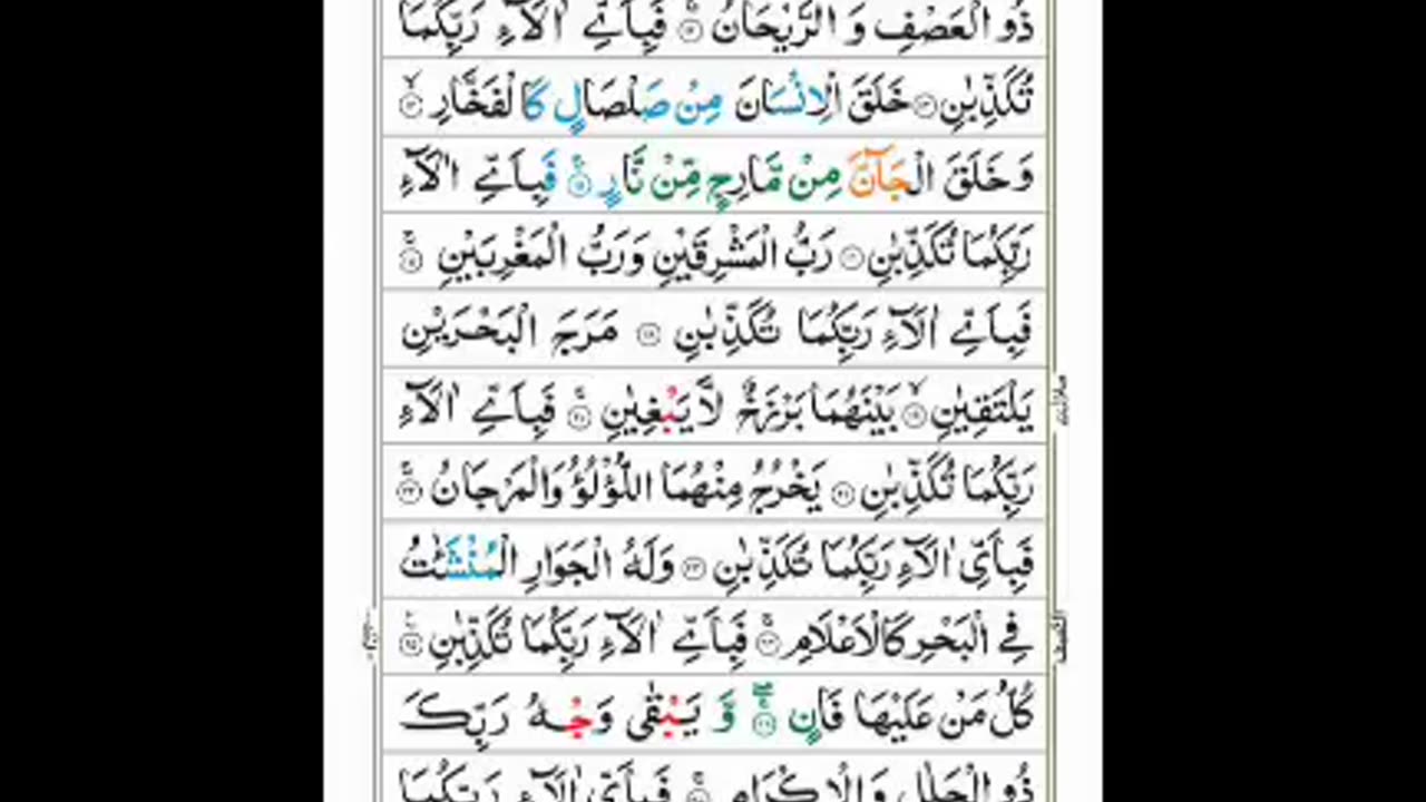 Surah e rehman