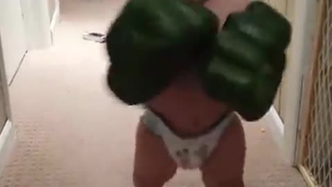 Funny baby work