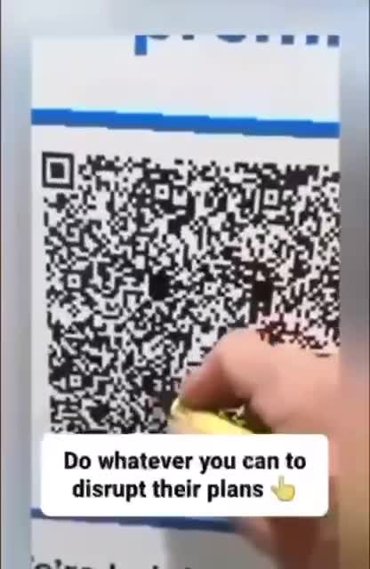 DO WHATEVER YOU CAN DO TO DISRUPT THEIR PLANS - THOUGHTS?