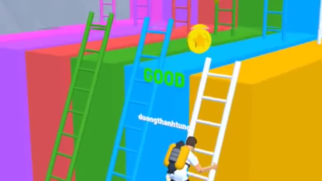 Ladder Run Level 10 (by VOODOO) Gameplay Walkthrough (Android & iOS) #Shorts