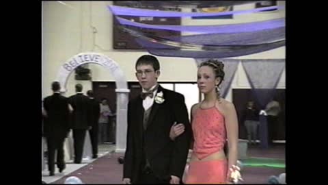 2000-01 WPHS Vids 122 Prom 088 Grand March Couple 61 by Glenn Strader