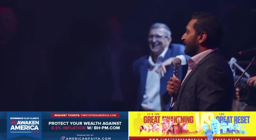 Kash Patel was asked "Will you speak at the next three Awaken America tour?"