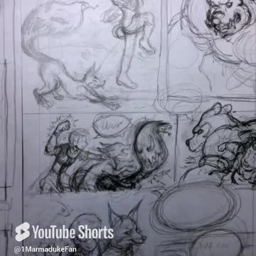 #arttimelapse penciling book 2, page 7 of my comic