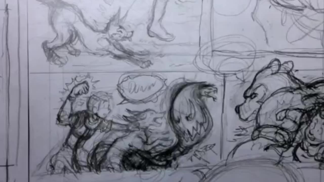 #arttimelapse penciling book 2, page 7 of my comic