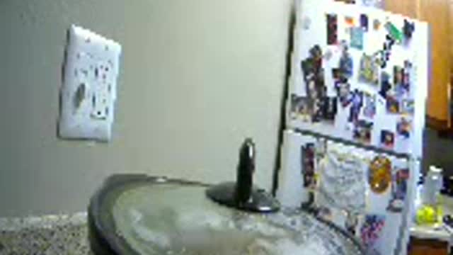 Pot camera guy pushes friend into wall bottle explodes
