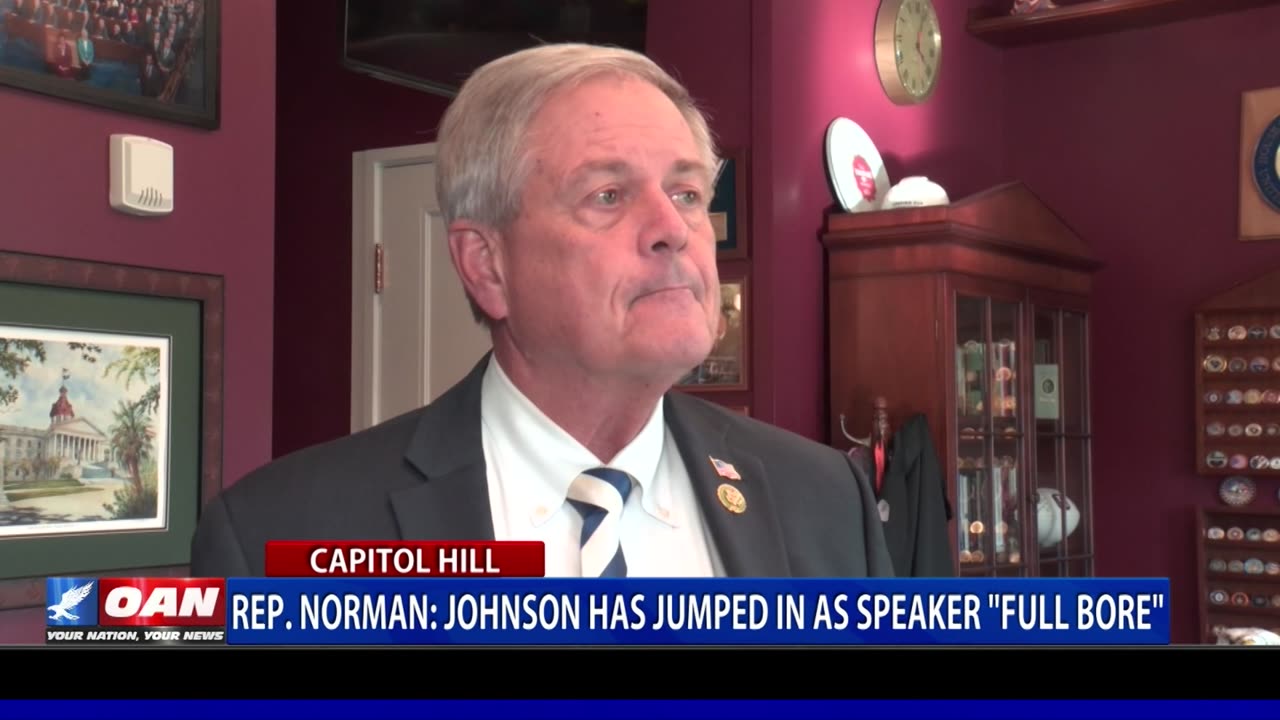 Rep. Norman: Johnson Has Jumped In As Speaker Full Bore