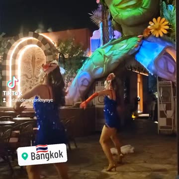 Rooftop Dancing Bangkok Thailand South East Asia