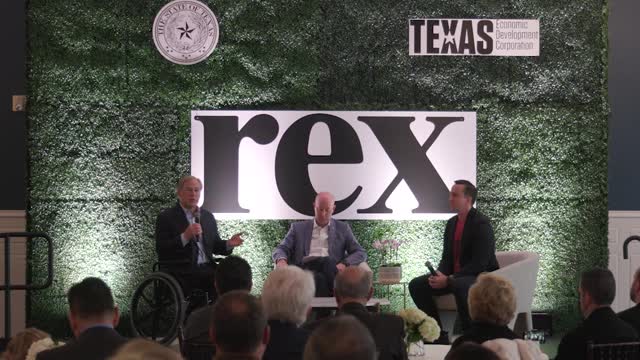 Peter Rex and Governor Greg Abbott