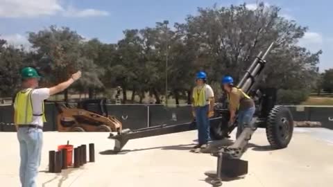 105mm Howitzer Cannon for Aggie Football at Kyle Field