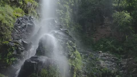 Waterfall In forest