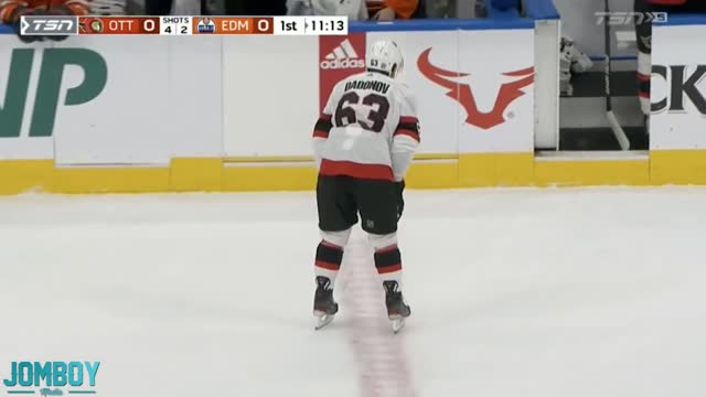 Collin White goes after Puljujarvi after Dadonov slams face into the ice, a breakdown