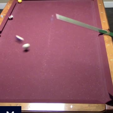 CORNER POCKET BANK SHOT!