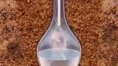 invention to collect water from deserts air