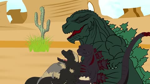 Godzilla vs Giant Monster - Funny #4 | Godzilla Cartoons