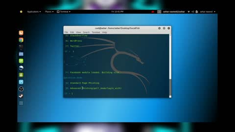 👩‍💻How to hack Facebook Using Kali Linux 2021 ☠️