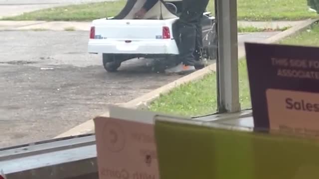 Tiny Car Takes off in a Hurry