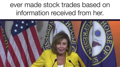 Pelosi lying about insider trading