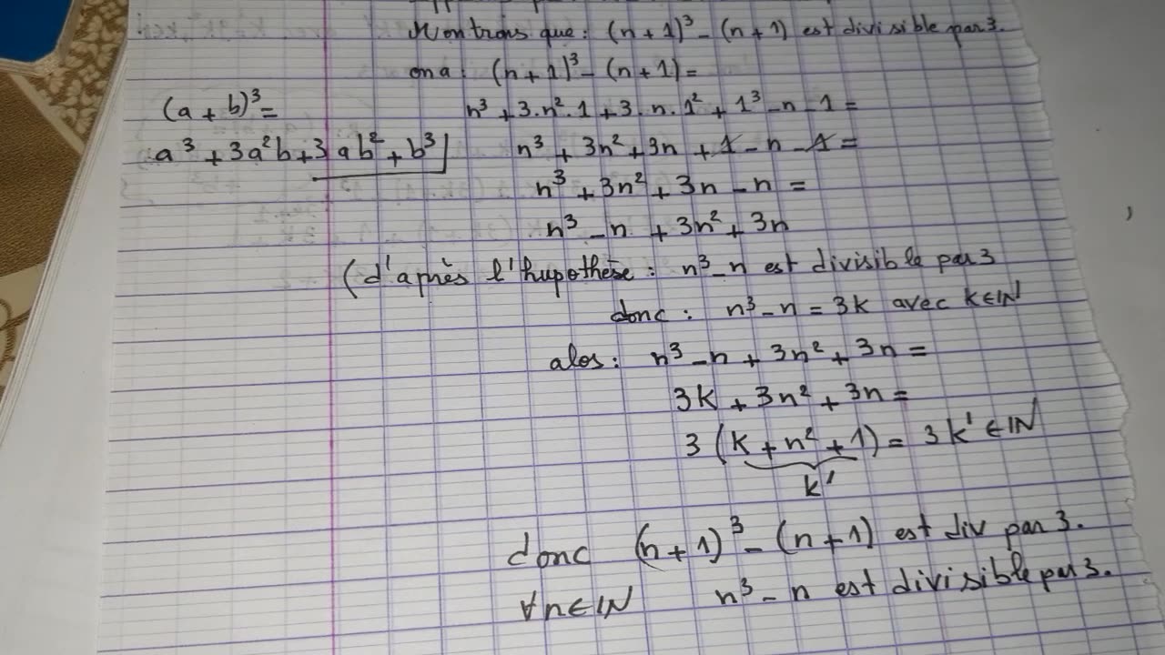 Exercice mathematique