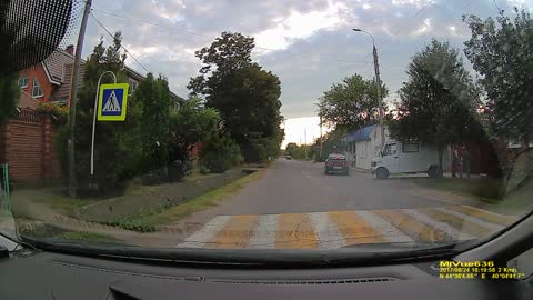 Driver Nearly Hits Child on Crosswalk