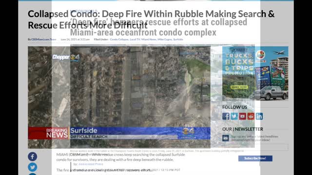 Conspiracy theories grow that the Miami condo collapse was a Deep State 9/11 Style Attack