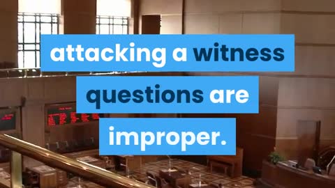 Harassing The Witness