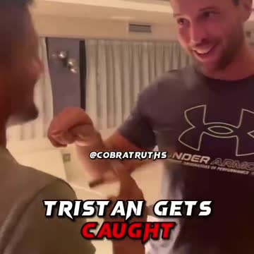 Tristan Gets Caught 🤣🙈 #tristantate