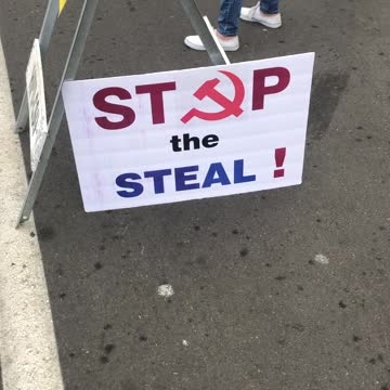 Stop the steal rally, San Diego