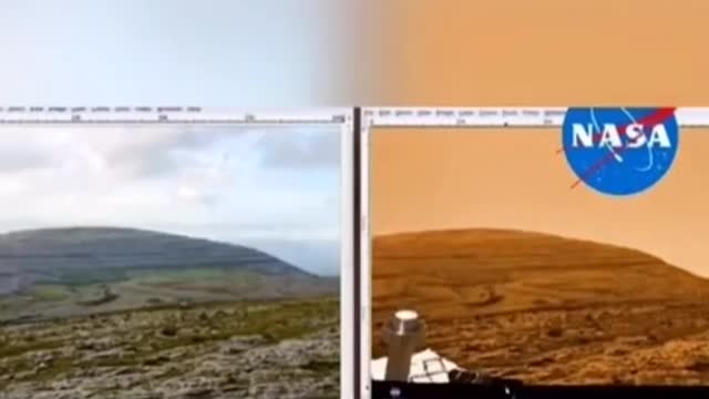 The video taping of Mars was in Canada!