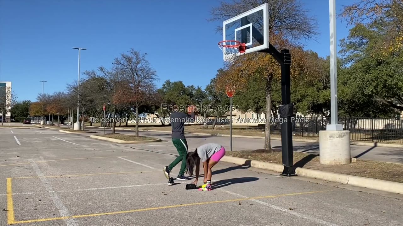 Playing baseketball with my girl friend 🌶️💦💦💦💦