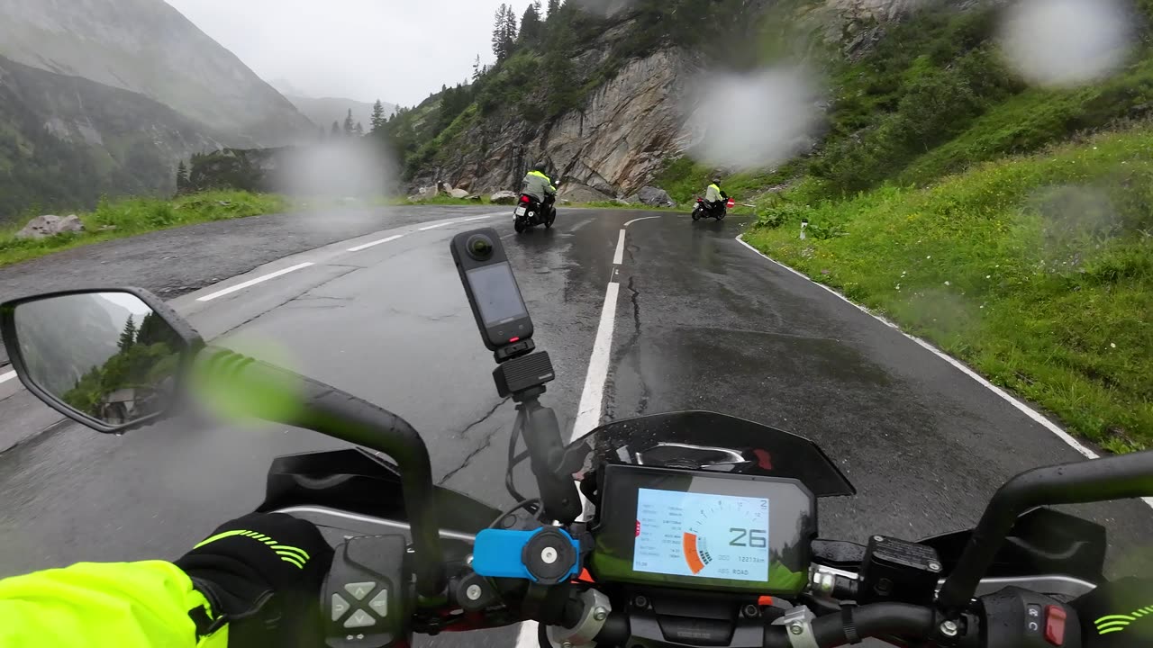 Ride to Austria's Tallest Dam on a Rainy Day