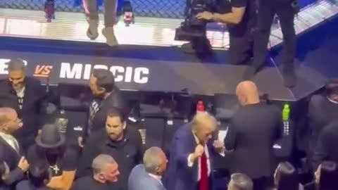 President Trump Dances to 'YMCA' at UFC 309 in Madison Square Garden