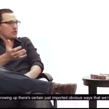 Matthew McConaughey lectures on “white allergies” 🤡