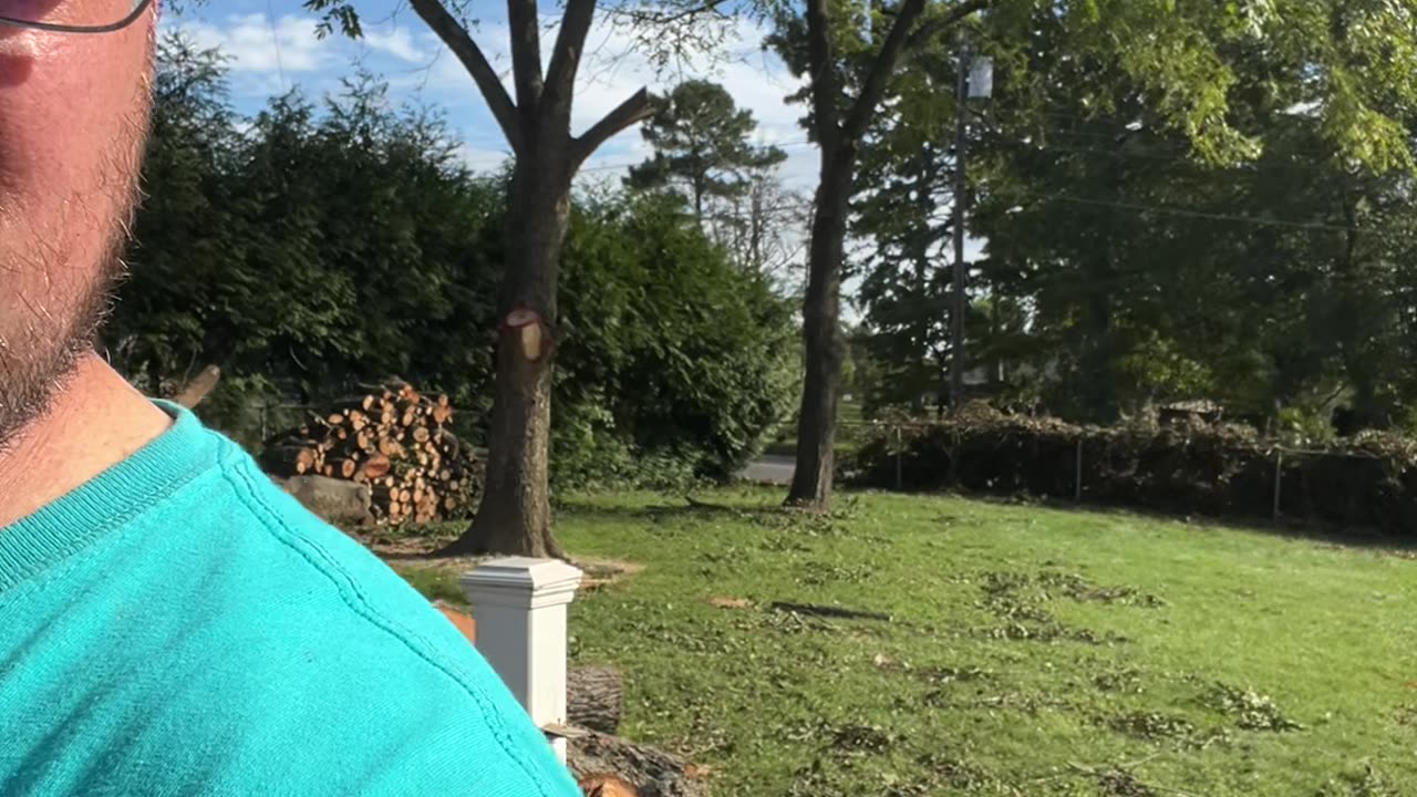 Just a Quick Look at the storm damage here.