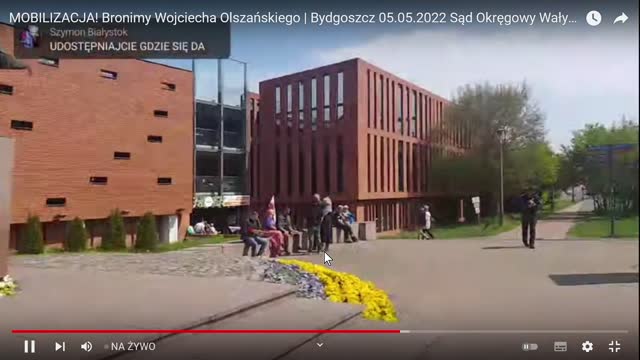 Dr. Piotr Wojciechowski - Przed Sądem w Bydgoszczy o rozpr. W. Olszańskiego.