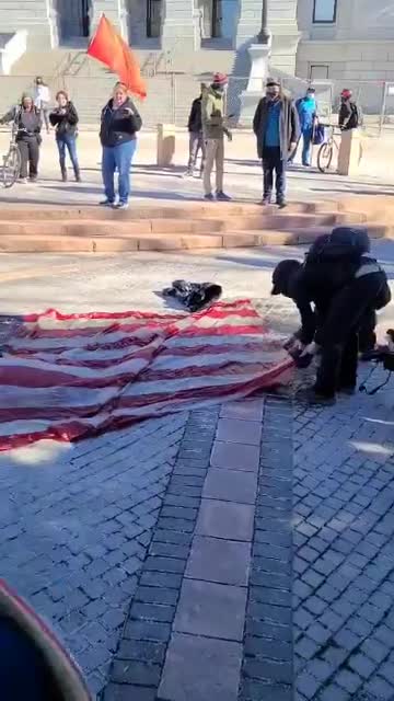 Denver Communists send strong message to all USA Patriots