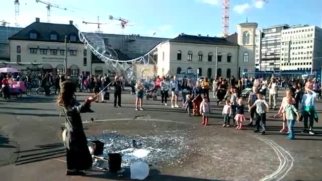 Children Enjoying A Street