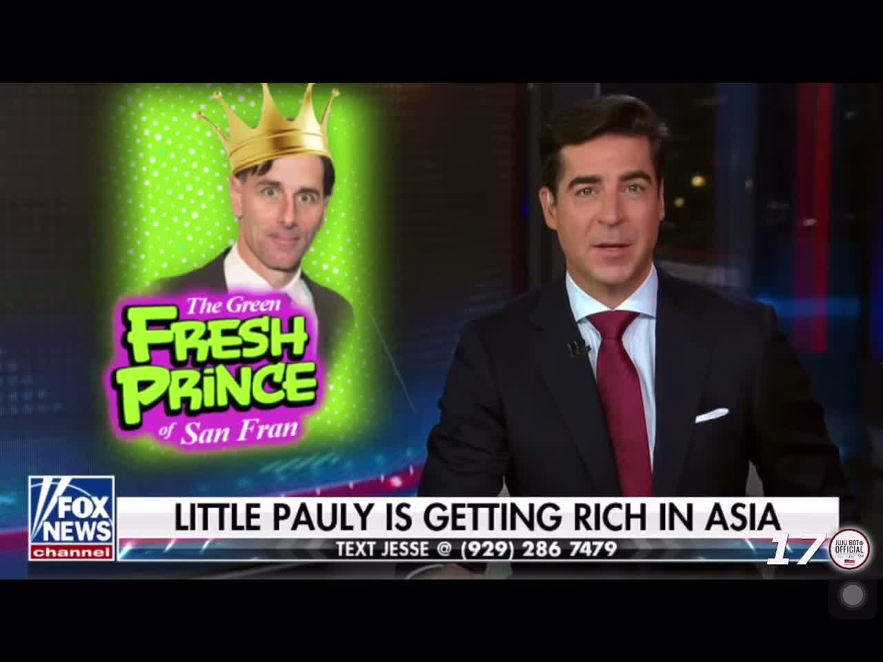 Paul Pelosi Junior is now the second largest shareholder of a Chinese telecom company.