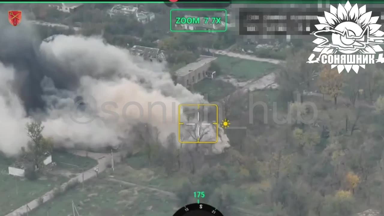 💣💥 AASM "Hammer" bombs strike on a position of Russian UAV operators in