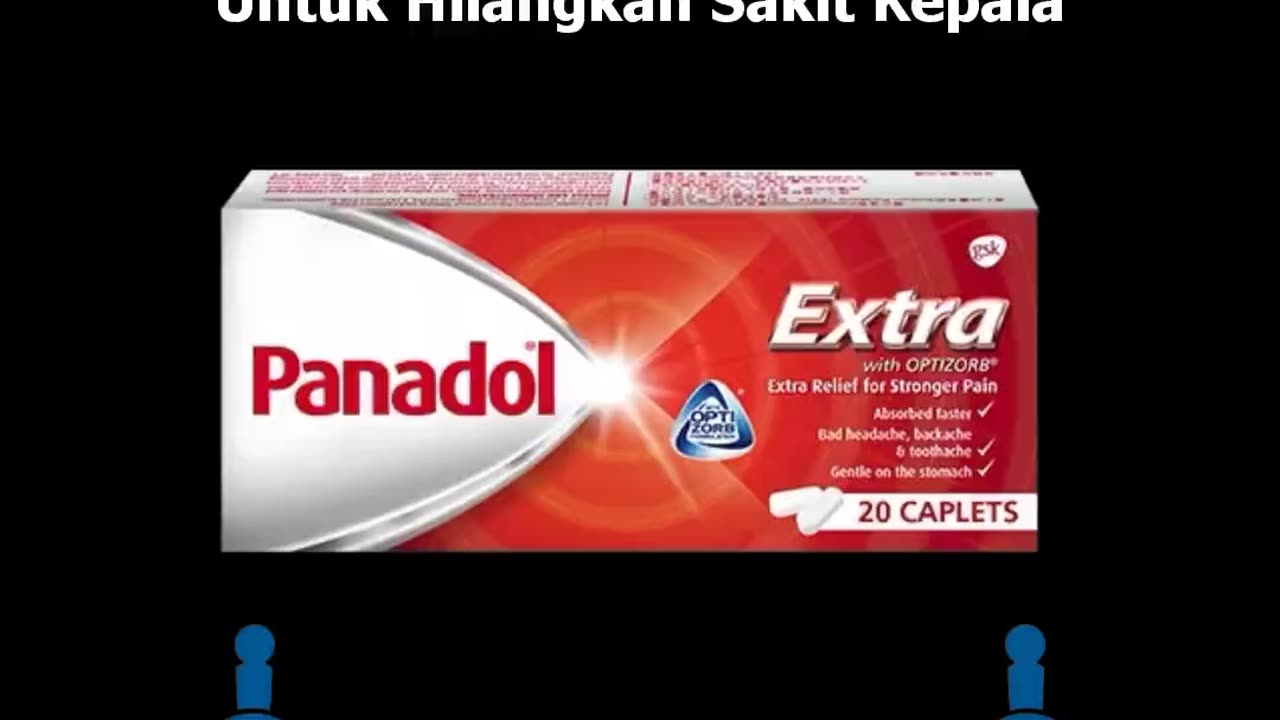 Telan lah 2 Biji Dadah bernama PANADOL untuk hilangkan sakit Kepala