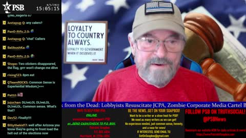 2022-08-05 15:00 EDT - The Common Sense Show: Patriot Line Friday with Derek, PATRIOTski & Glry Anon