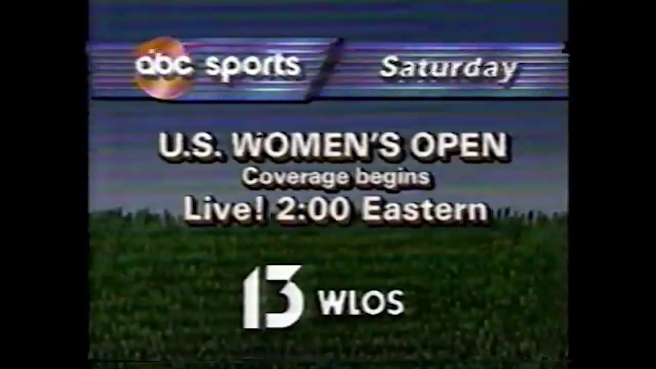 July 17, 1988 - WLOS Most Watched Bumper & US Women's Open Promo