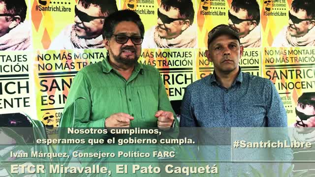 Iván Márquez y alias 'El Paisa' piden por la libertad de Jesús Santrich