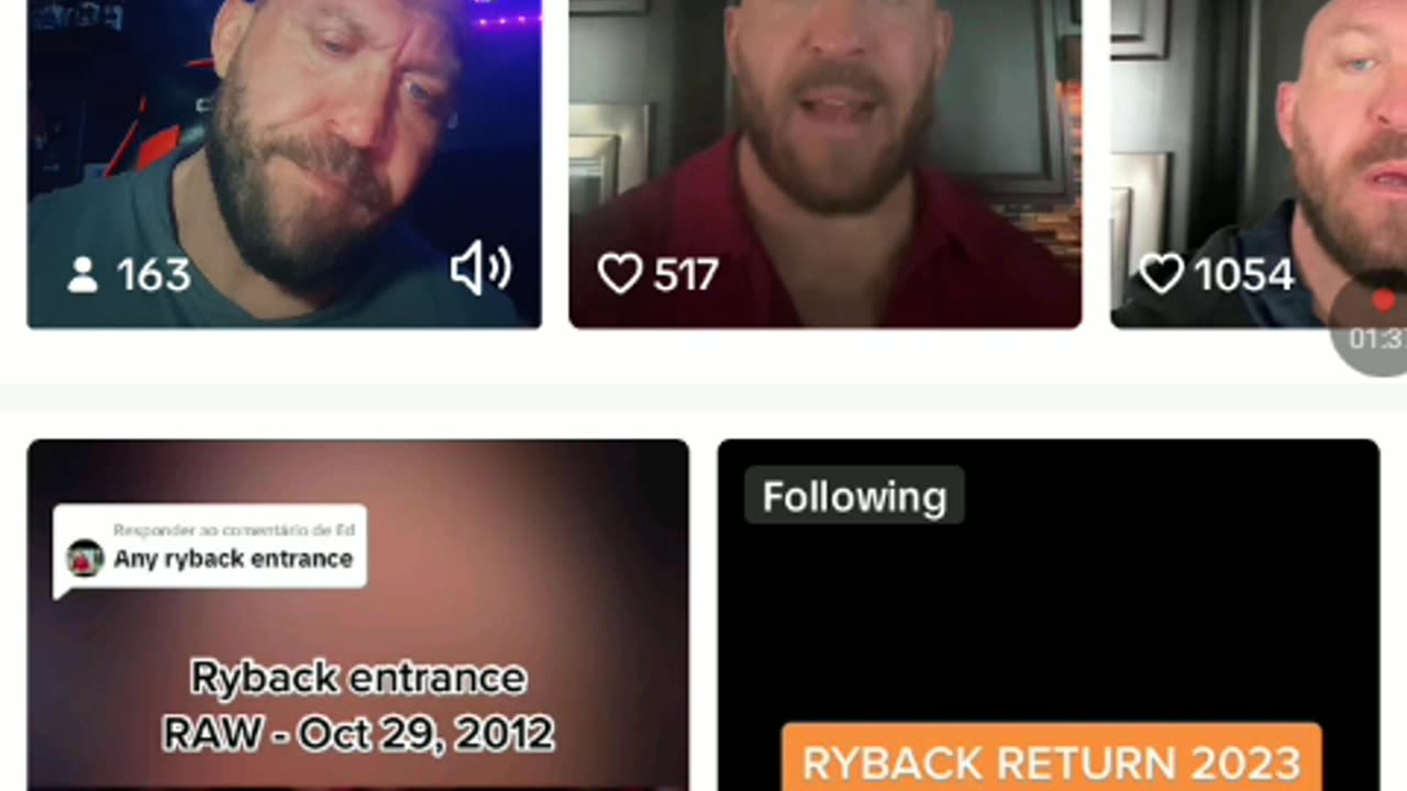 Ryback tiktok live 01/12/24