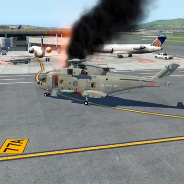 Helicopter Pilot Requests An Emergency Landing / X-Plane 11