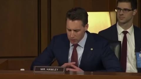 Sen. Hawley in KJB hearing.